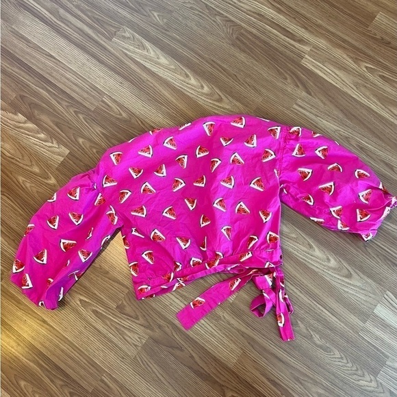 Color Me Courtney Pink Watermelon Print Top - Picture 12 of 16